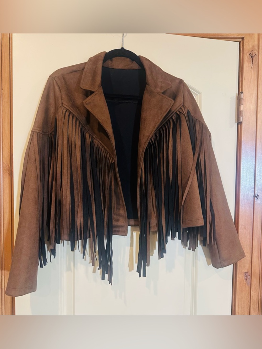 Brown Suede Fringe Jacket - Women's Western Style